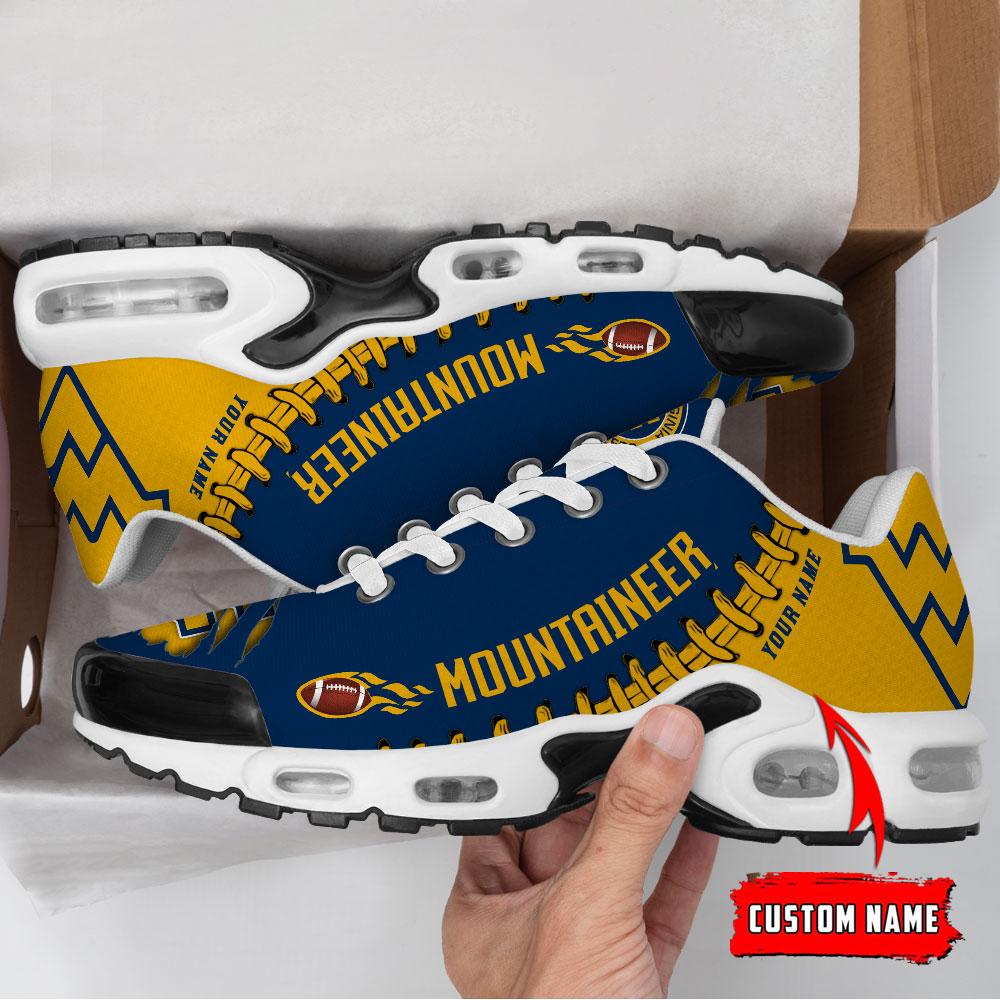 West Virginia Mountaineers Personalized Name Air Cushion Sports Shoes Sneaker KLTNS220596 - Famjoys West Virginia Mountaineers Personalized Name Air Cushion Sports Shoes Sneaker KLTNS220596 - Famjoys