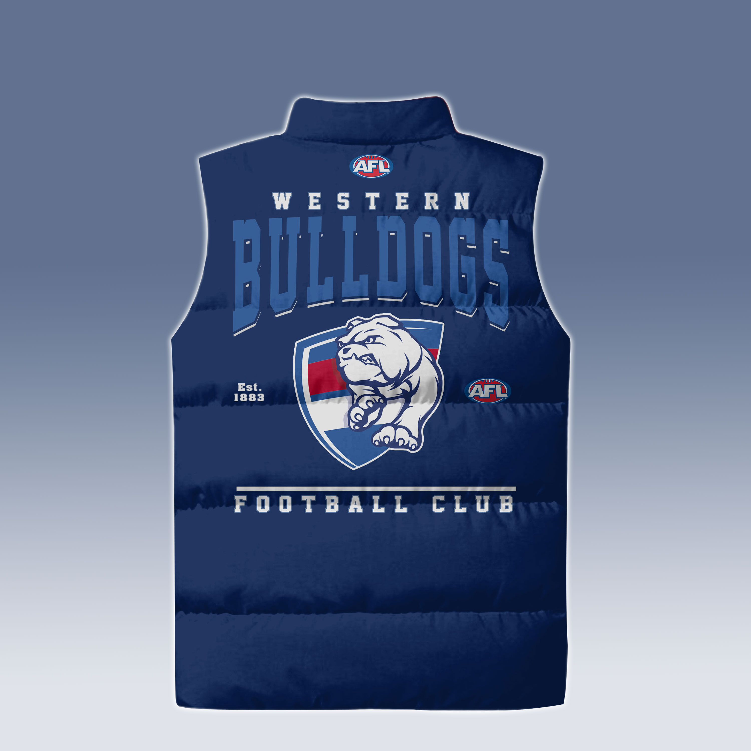 Western Bulldogs 3D Cotton Vest Design Limited v2 - Famjoys Western Bulldogs 3D Cotton Vest Design Limited v2 - Famjoys