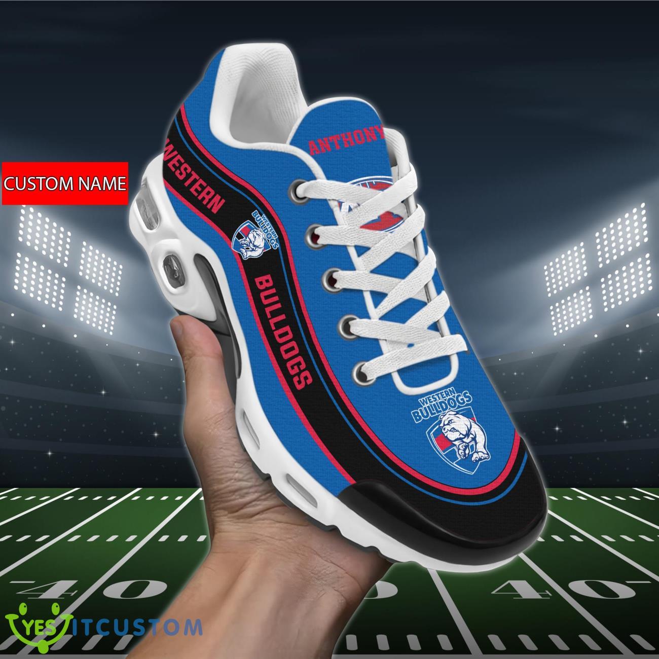 Western Bulldogs Personalized Name Air Cushion Sports Shoes Sneaker KLTNS220489 - Famjoys Western Bulldogs Personalized Name Air Cushion Sports Shoes Sneaker KLTNS220489 - Famjoys