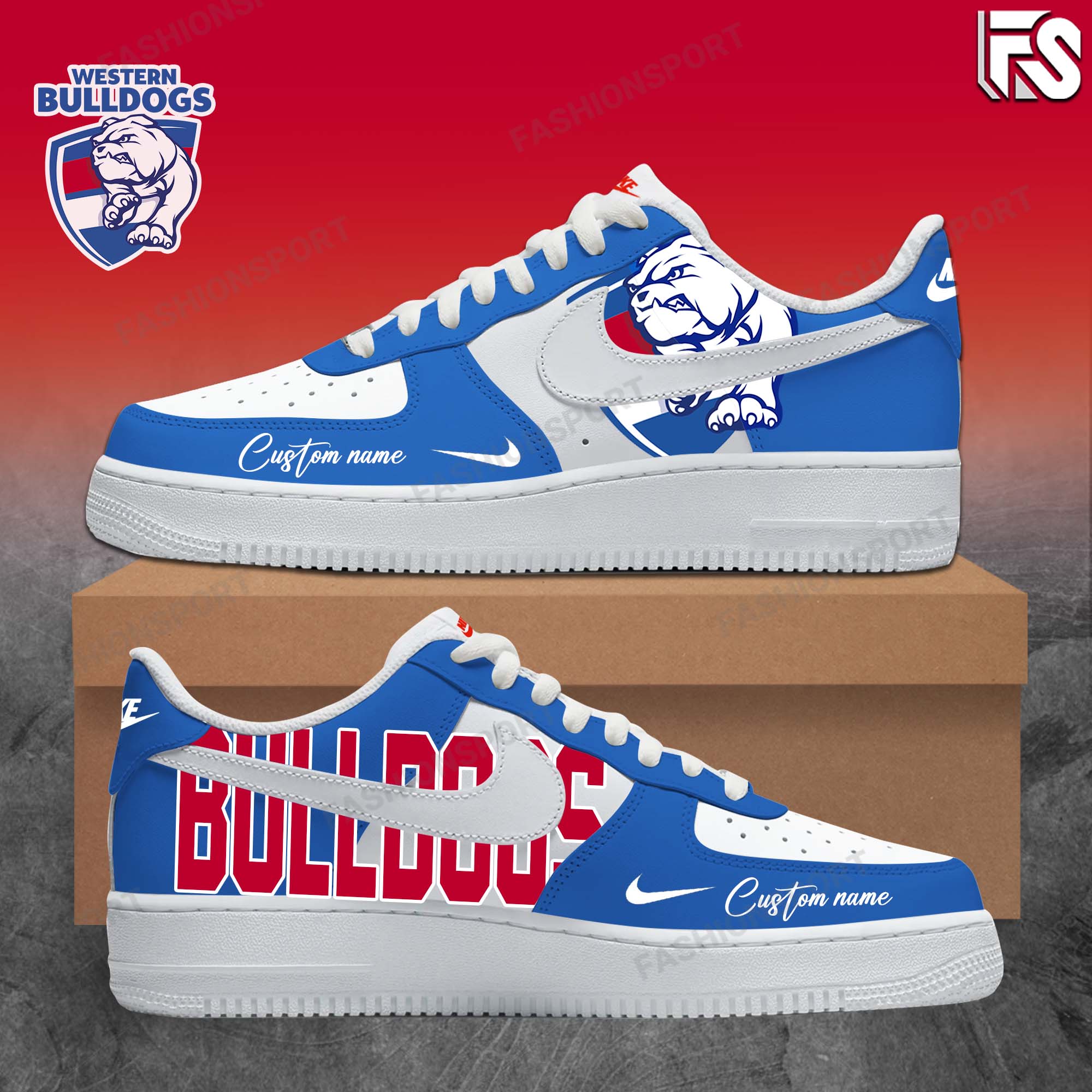 Western Bulldogs Shoes - Famjoys Western Bulldogs Shoes - Famjoys