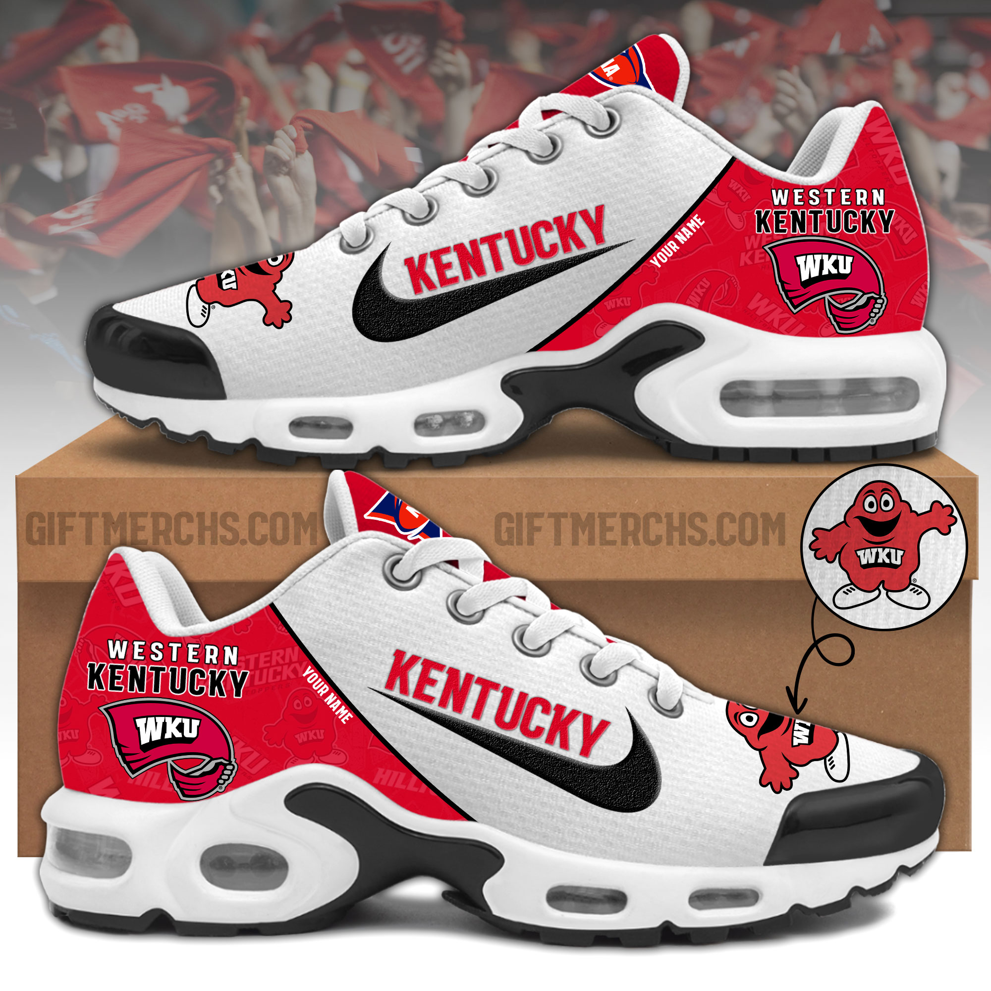 Western Kentucky Personalized Shoes - Famjoys Western Kentucky Personalized Shoes - Famjoys