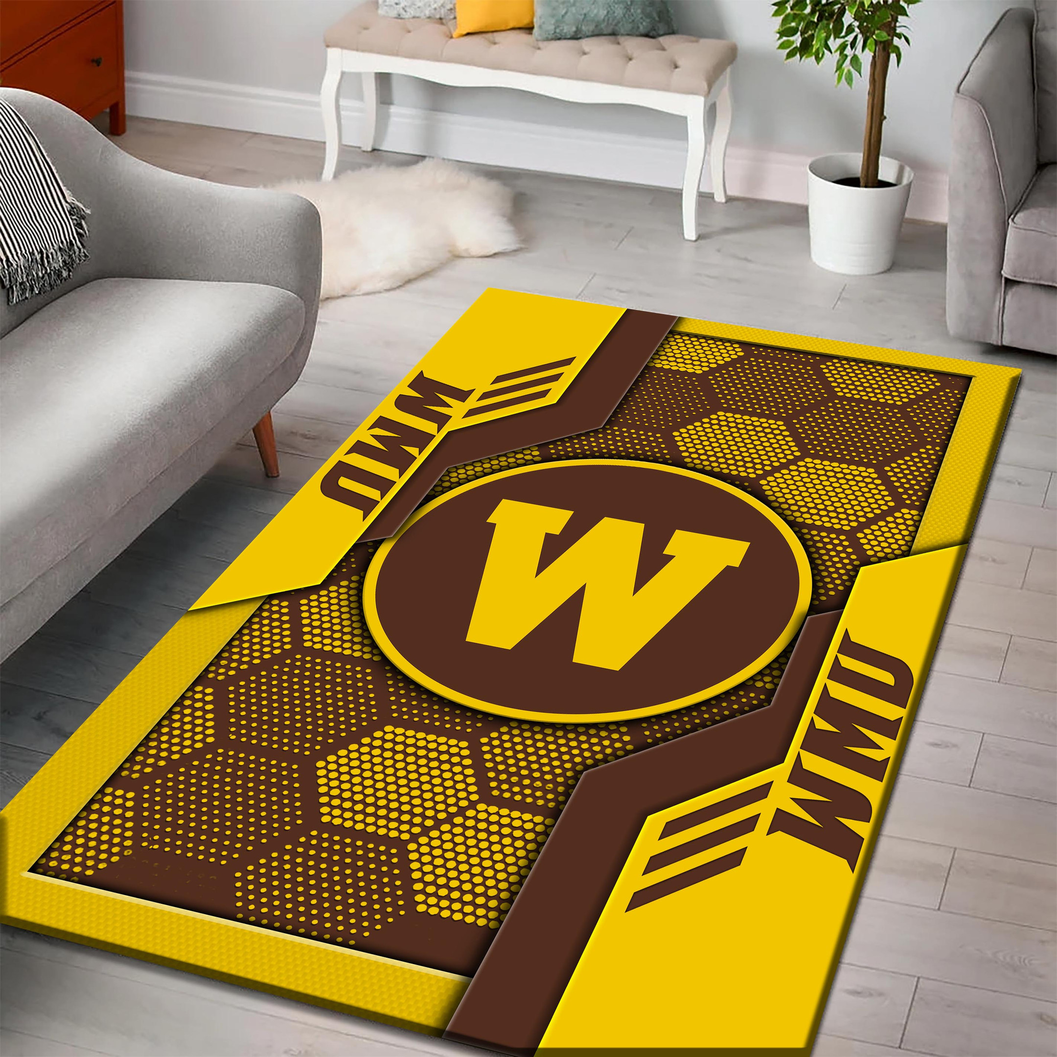 Western Michigan Broncos Area Rugs 3777 - Famjoys Western Michigan Broncos Area Rugs 3777 - Famjoys