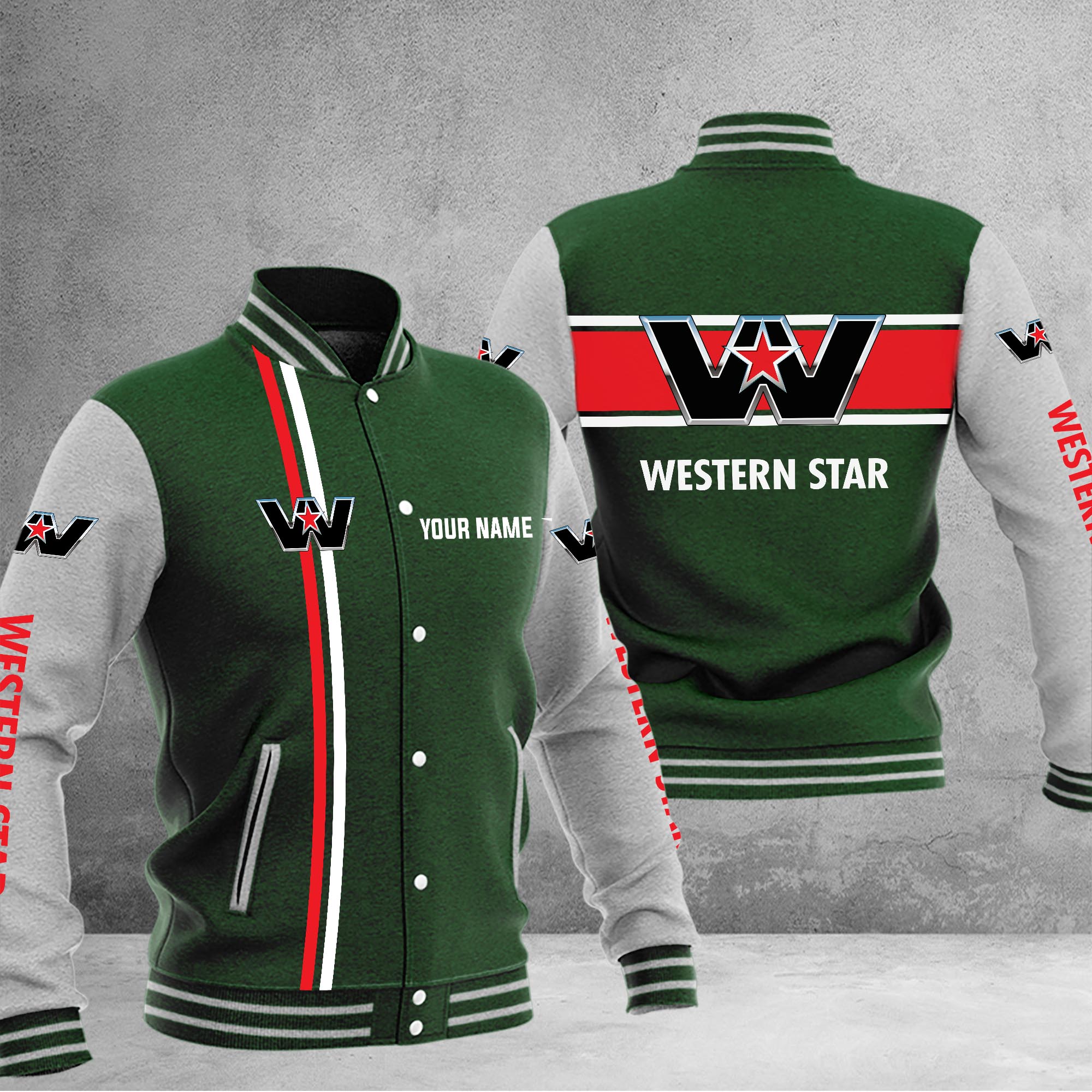 Western Star Baseball Jacket - Famjoys Western Star Baseball Jacket - Famjoys