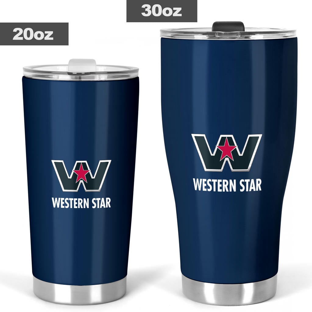 Western Star Tumbler Blue - Famjoys Western Star Tumbler Blue - Famjoys
