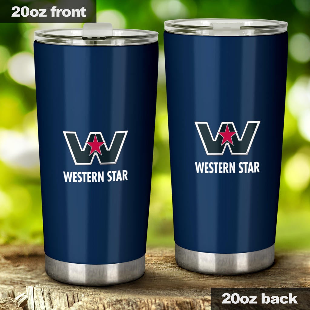 Western Star Tumbler Blue - Famjoys Western Star Tumbler Blue - Famjoys