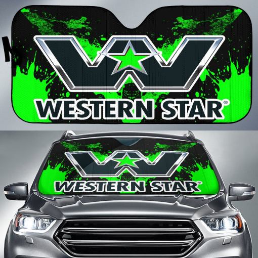 Western Star Windshield Sun Shade Green - Famjoys Western Star Windshield Sun Shade Green - Famjoys