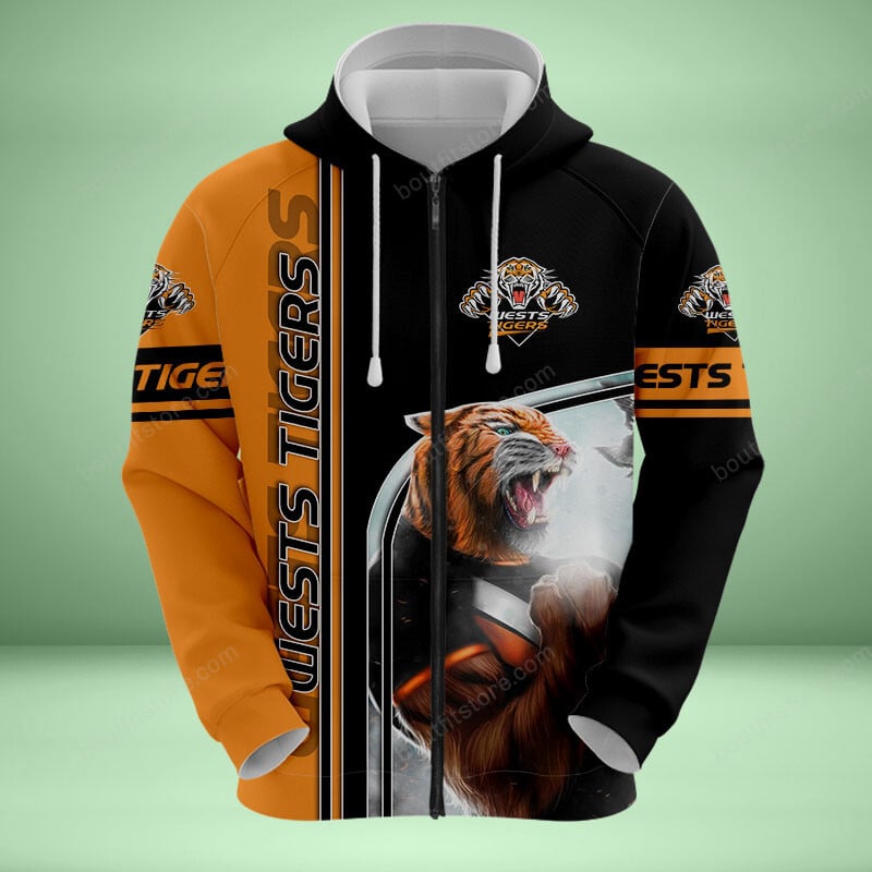 Wests Tigers All Over Print Caftan - Famjoys Wests Tigers All Over Print Caftan - Famjoys