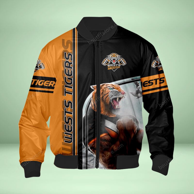 Wests Tigers All Over Print Caftan - Famjoys Wests Tigers All Over Print Caftan - Famjoys