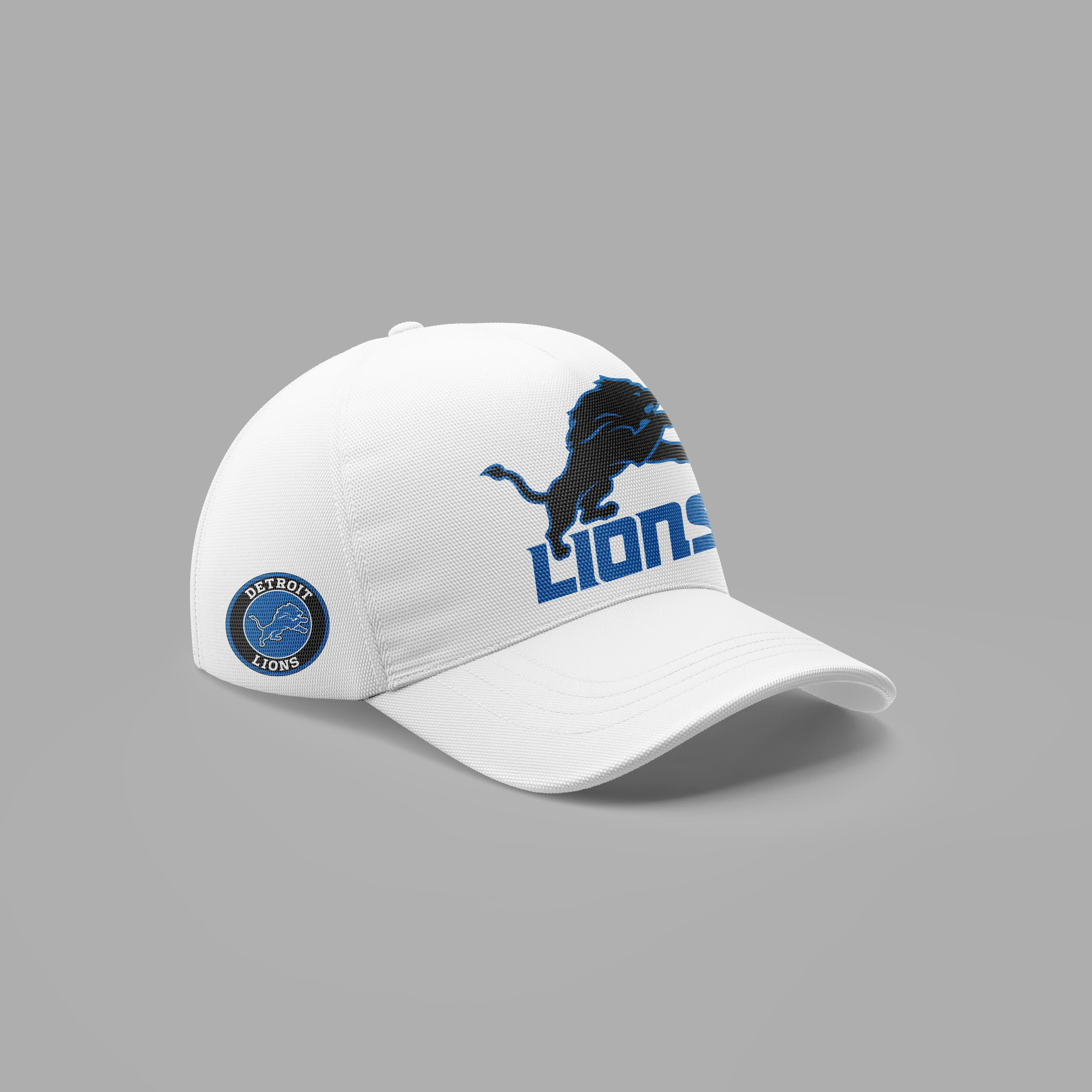 White Detroit Lions Alternate Helmet Pullover Hoodie - Famjoys White Detroit Lions Alternate Helmet Pullover Hoodie - Famjoys
