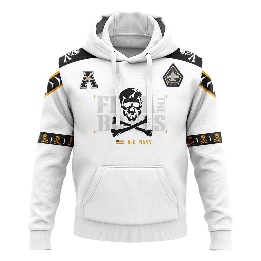 White Navy Midshipmen 2024 Rivalry Hoodie - Famjoys White Navy Midshipmen 2024 Rivalry Hoodie - Famjoys