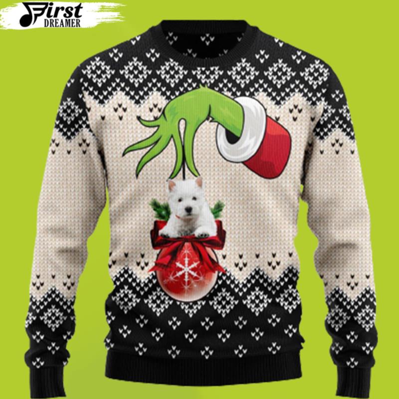 White Terrier Grinch Best Grinch Ugly Christmas Sweater Grinch Christmas Sweater - Famjoys White Terrier Grinch Best Grinch Ugly Christmas Sweater Grinch Christmas Sweater - Famjoys