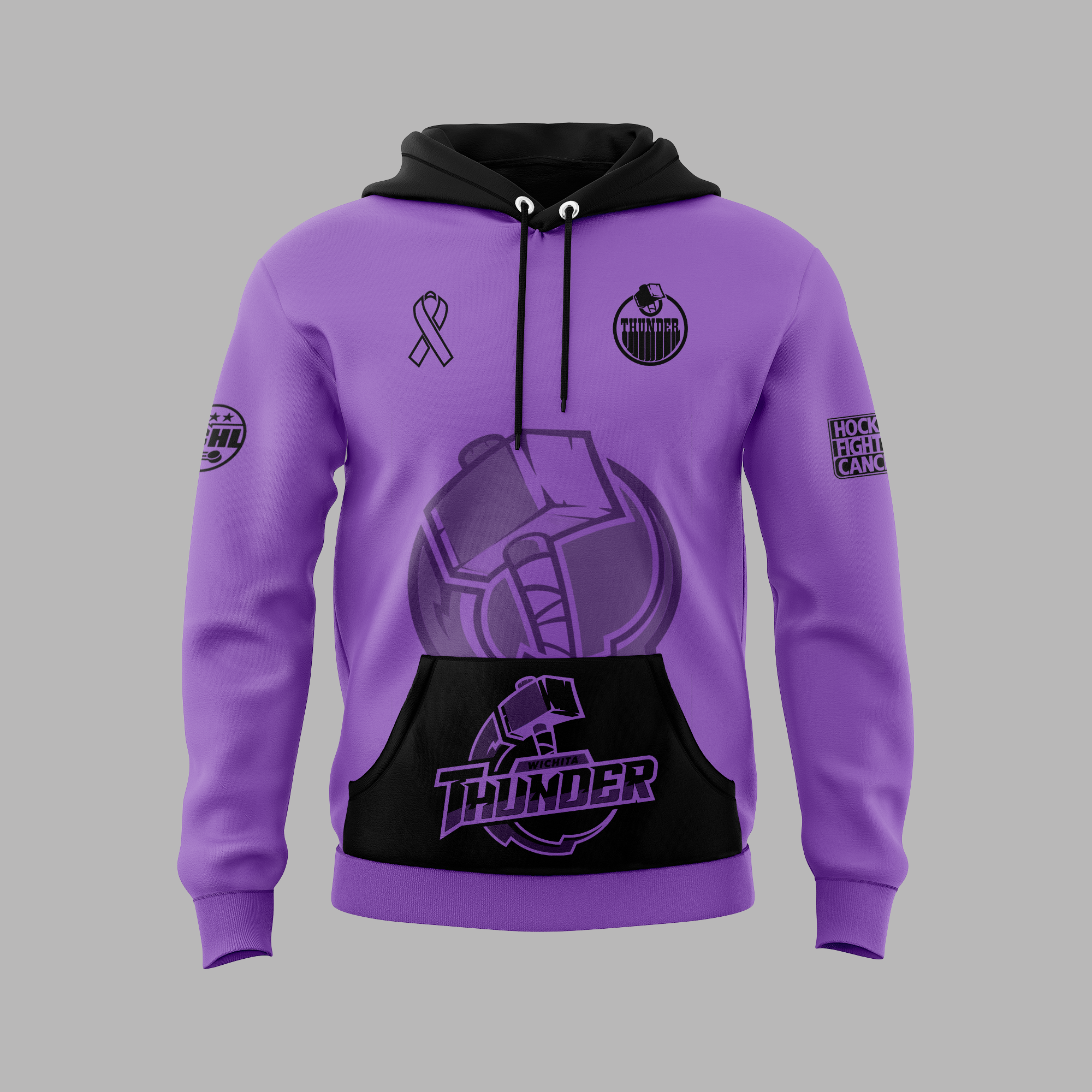 Wichita Thunder x Military Appreciation Night Pullover Hoodie - Famjoys Wichita Thunder x Military Appreciation Night Pullover Hoodie - Famjoys