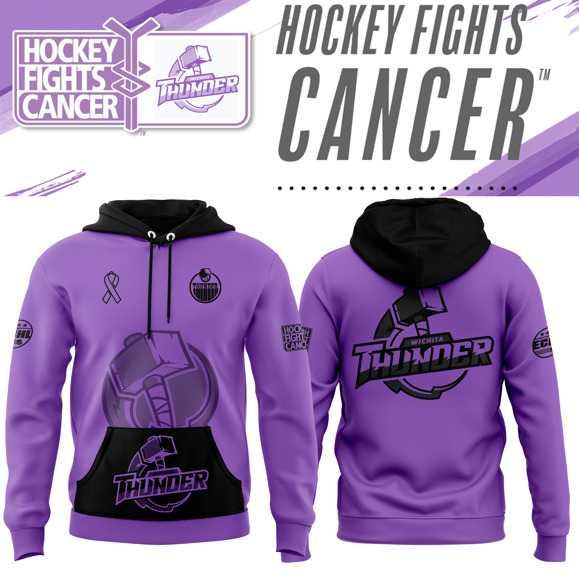 Wichita Thunder x Military Appreciation Night Pullover Hoodie - Famjoys Wichita Thunder x Military Appreciation Night Pullover Hoodie - Famjoys