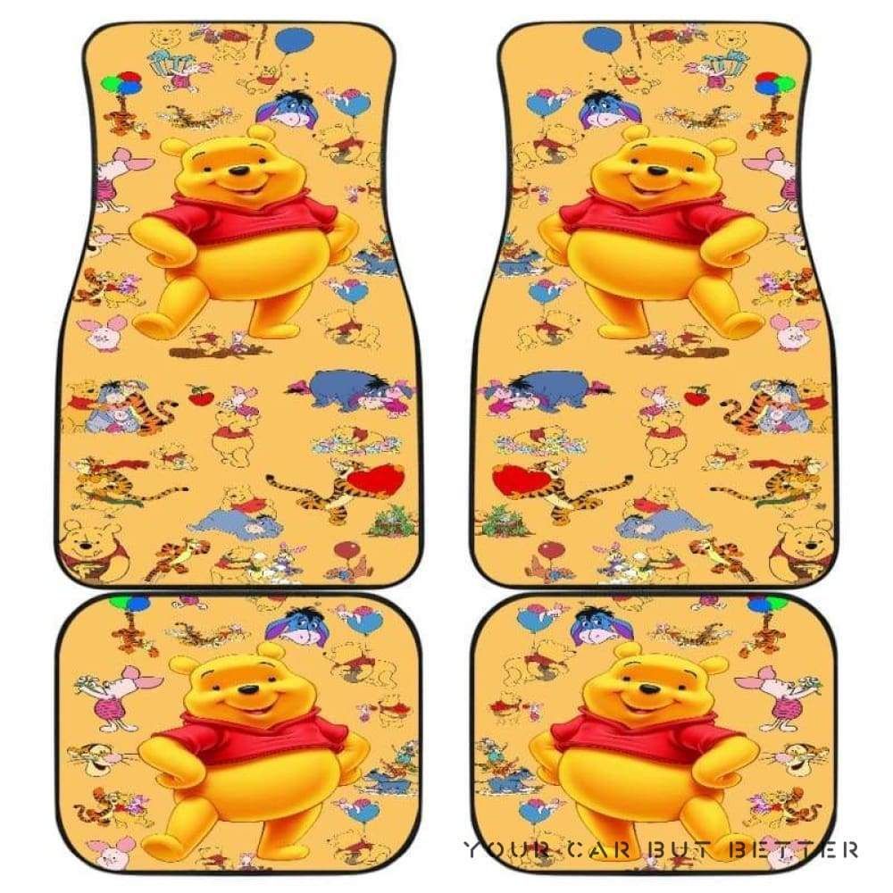 Winnie The Pooh Car Floor Mats 081812 V10858 - Famjoys Winnie The Pooh Car Floor Mats 081812 V10858 - Famjoys