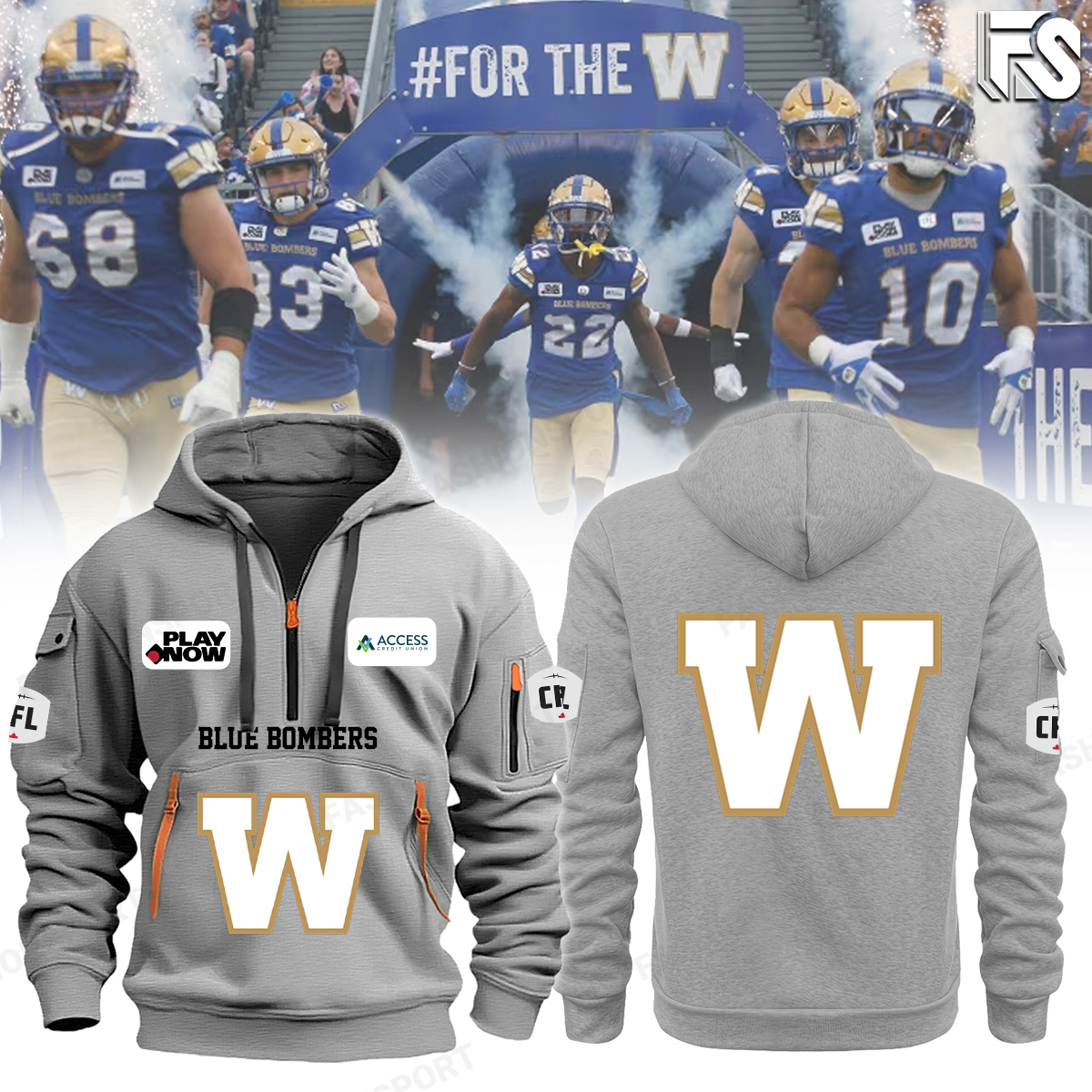 Winnipeg Blue Heavy Hoodie - Famjoys Winnipeg Blue Heavy Hoodie - Famjoys
