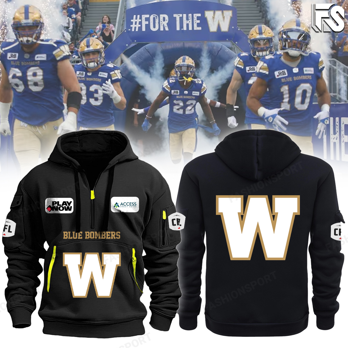 Winnipeg Blue Heavy Hoodie - Famjoys Winnipeg Blue Heavy Hoodie - Famjoys