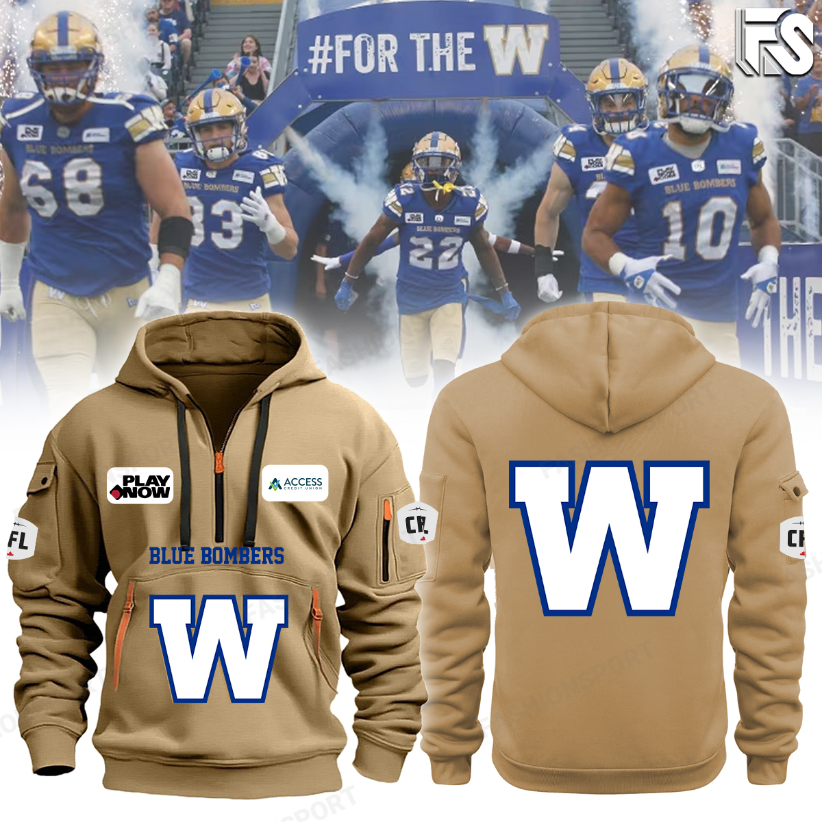 Winnipeg Blue Heavy Hoodie - Famjoys Winnipeg Blue Heavy Hoodie - Famjoys