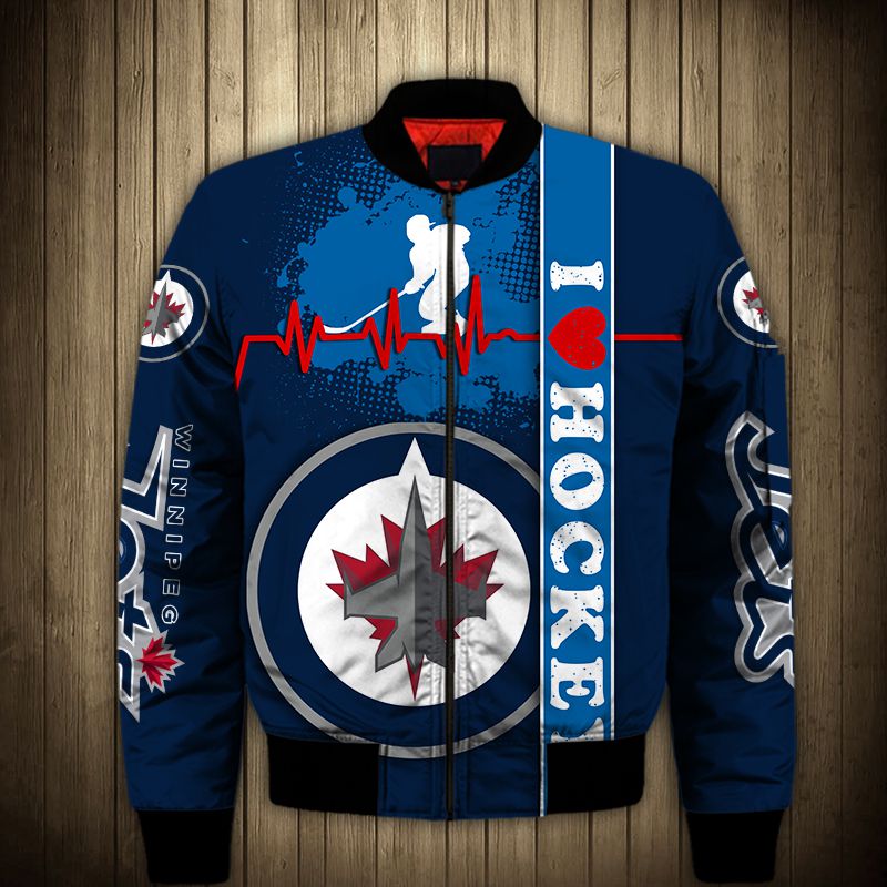 Winnipeg Jets Jacket 3D - Famjoys Winnipeg Jets Jacket 3D - Famjoys