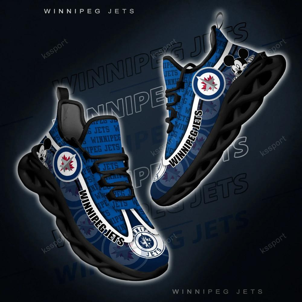 Winnipeg Jets Max Soul Clunky Sneakers - Famjoys Winnipeg Jets Max Soul Clunky Sneakers - Famjoys