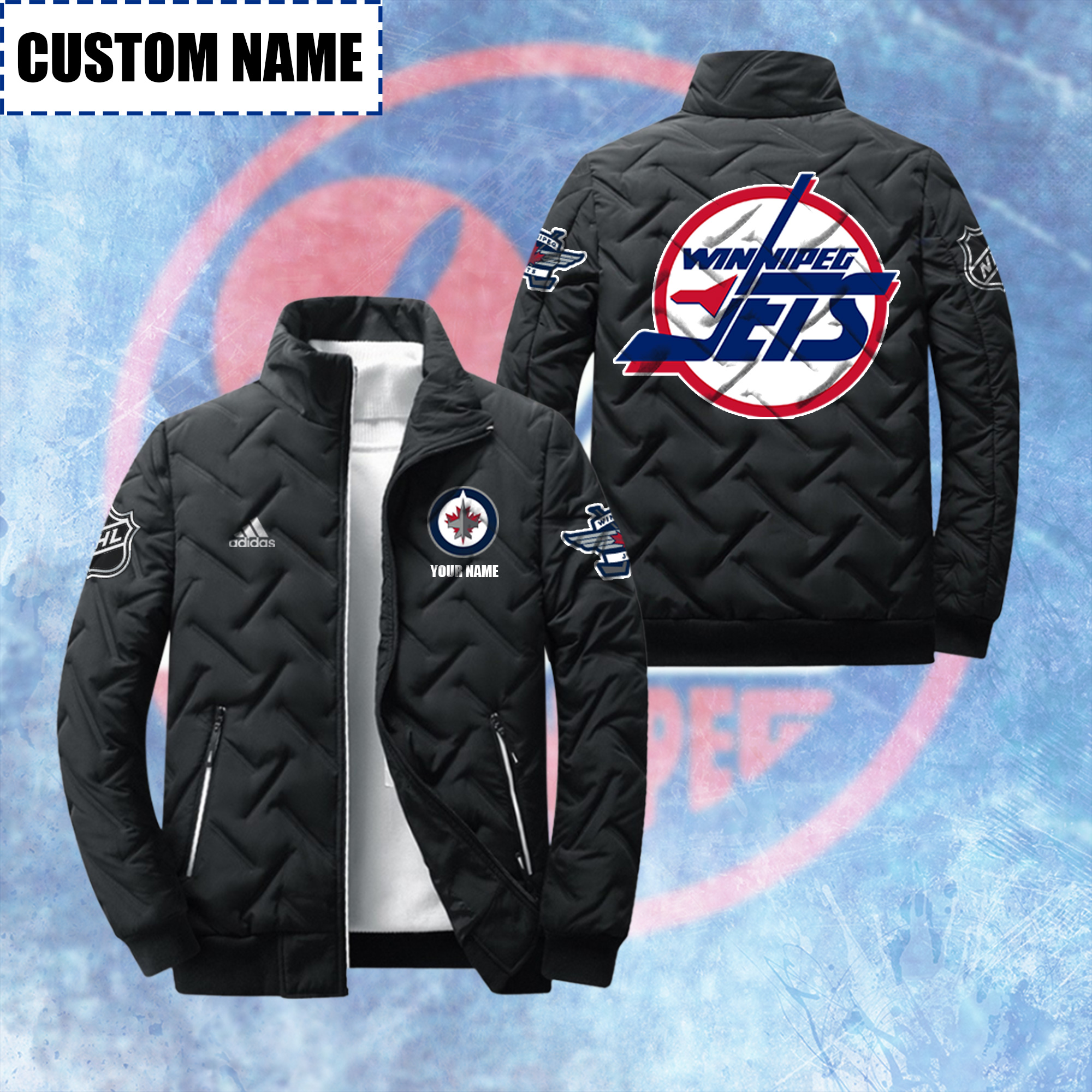Winnipeg Jets Puffer Jacket - Famjoys Winnipeg Jets Puffer Jacket - Famjoys