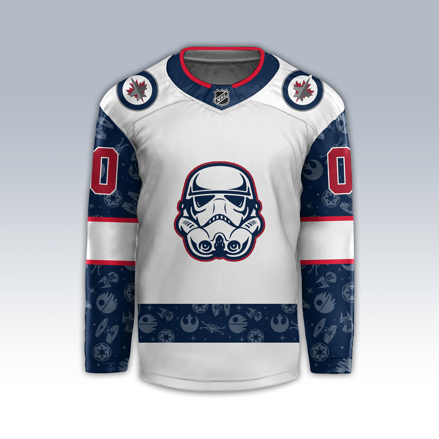 Winnipeg Jets x Star Wars Night Custom jersey - Famjoys Winnipeg Jets x Star Wars Night Custom jersey - Famjoys