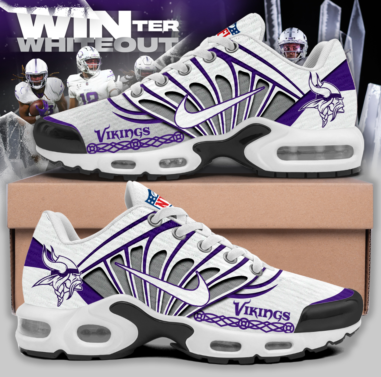 Winter Warrior Personalized Shoes - Famjoys Winter Warrior Personalized Shoes - Famjoys