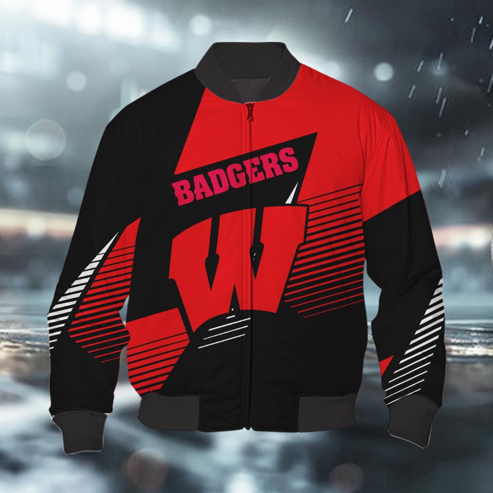 Wisconsin Badgers 3D Apparel - Famjoys Wisconsin Badgers 3D Apparel - Famjoys