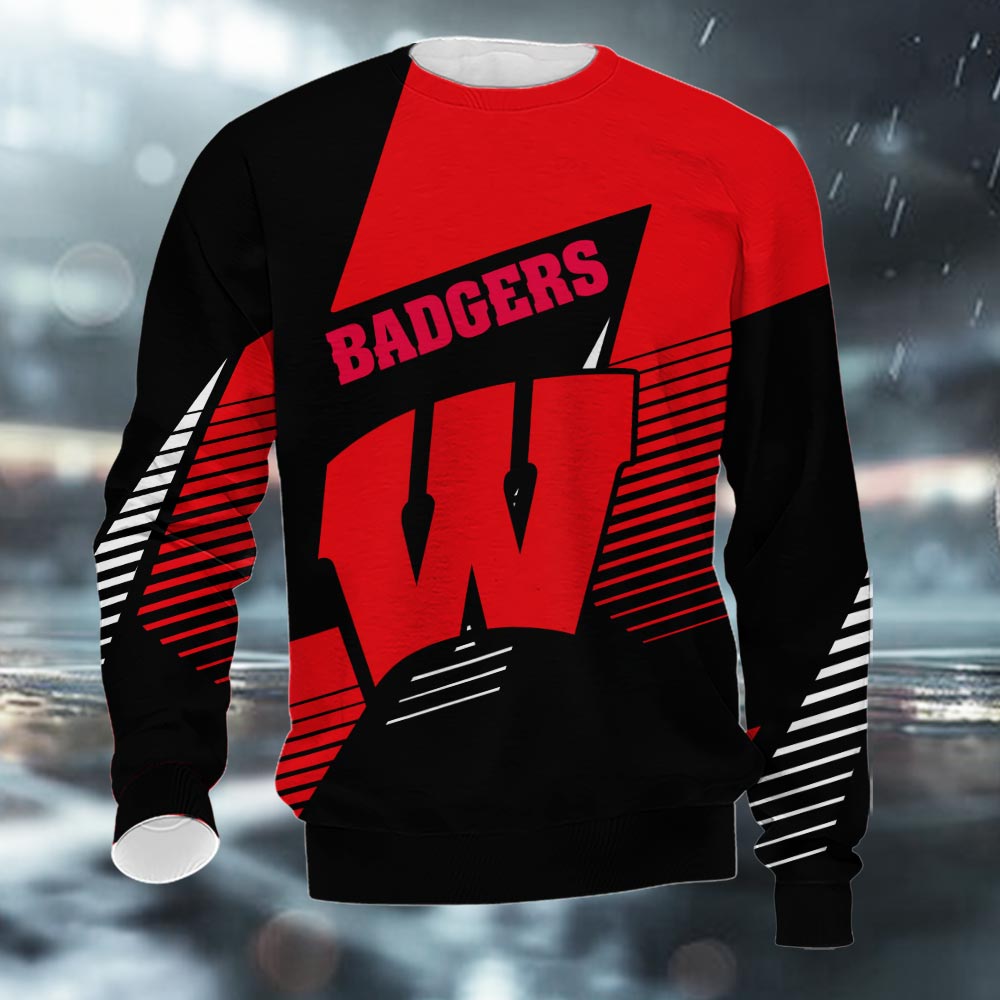 Wisconsin Badgers 3D Apparel - Famjoys Wisconsin Badgers 3D Apparel - Famjoys