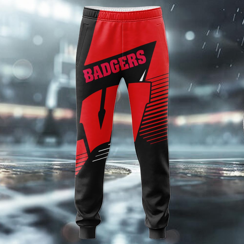 Wisconsin Badgers 3D Apparel - Famjoys Wisconsin Badgers 3D Apparel - Famjoys