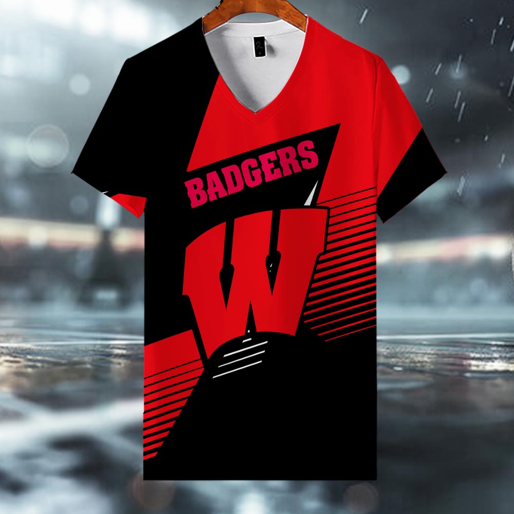 Wisconsin Badgers 3D Apparel - Famjoys Wisconsin Badgers 3D Apparel - Famjoys