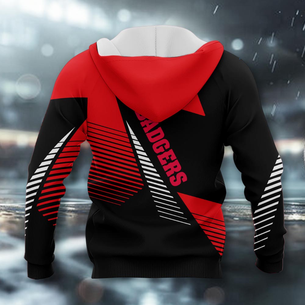 Wisconsin Badgers 3D Apparel - Famjoys Wisconsin Badgers 3D Apparel - Famjoys
