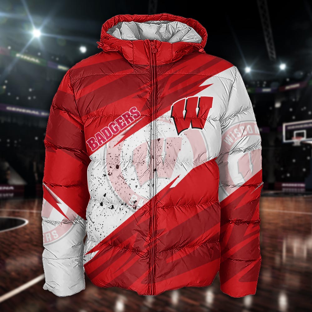 Wisconsin Badgers All Over Print Apparel - Famjoys Wisconsin Badgers All Over Print Apparel - Famjoys