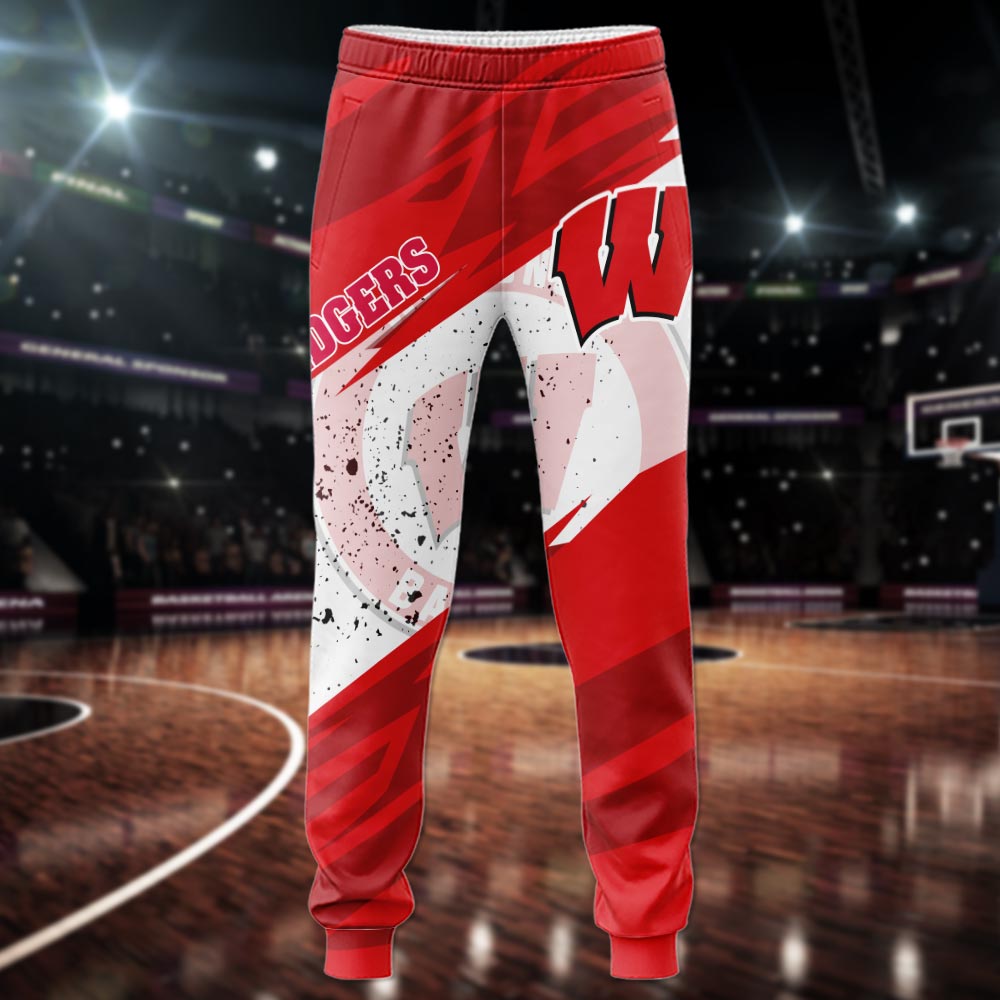 Wisconsin Badgers All Over Print Apparel - Famjoys Wisconsin Badgers All Over Print Apparel - Famjoys