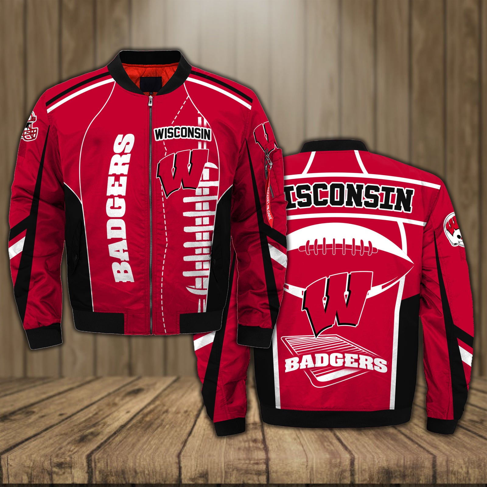 Wisconsin Badgers Jacket - Famjoys Wisconsin Badgers Jacket - Famjoys