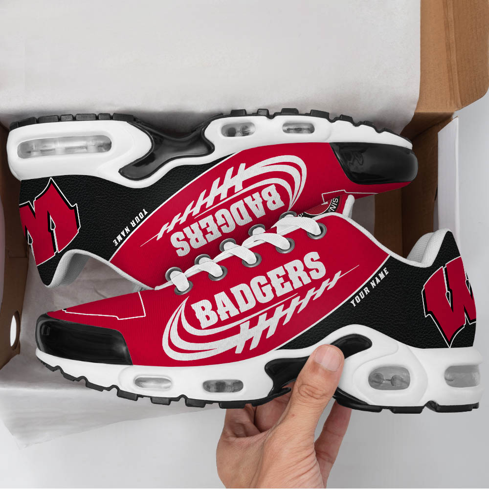 Wisconsin Badgers TN Shoes DS001 - Famjoys Wisconsin Badgers TN Shoes DS001 - Famjoys