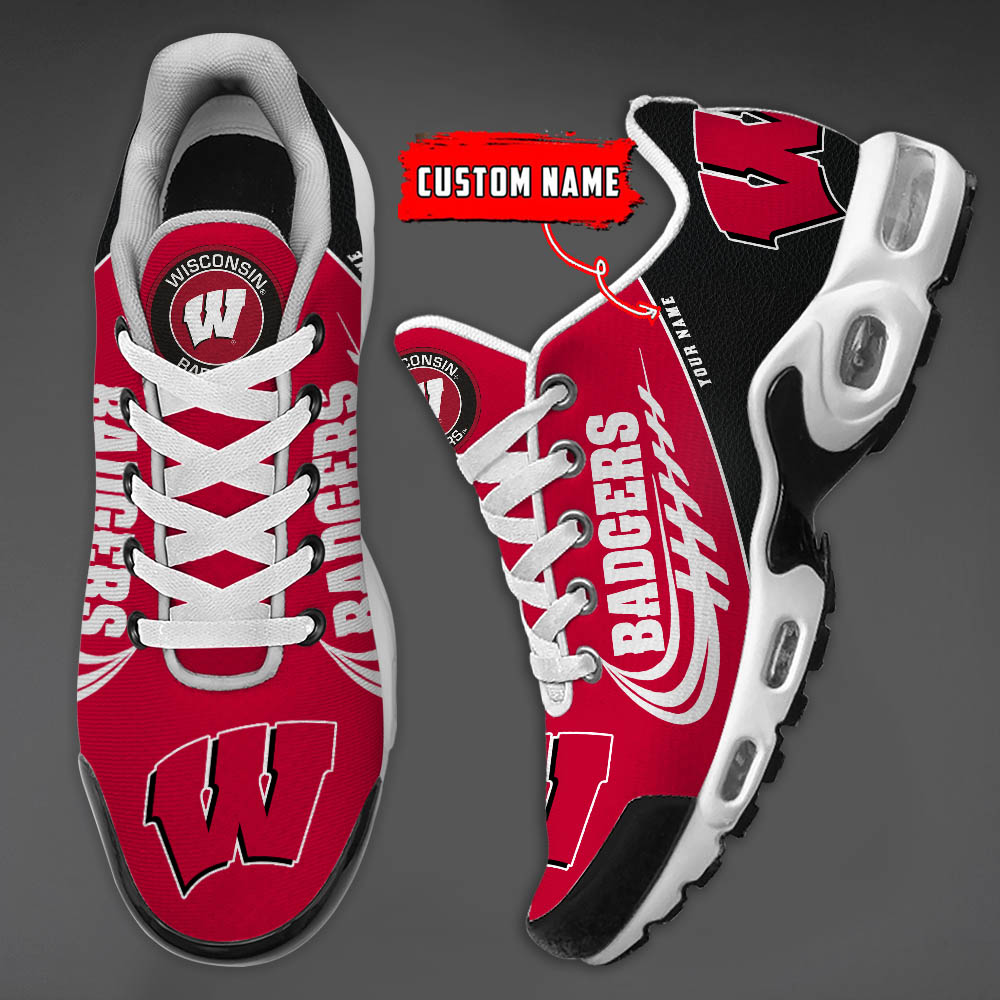 Wisconsin Badgers TN Shoes DS001 - Famjoys Wisconsin Badgers TN Shoes DS001 - Famjoys