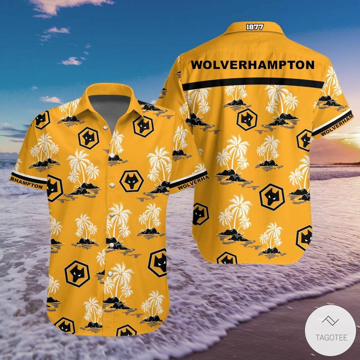 Wolvehampton F.c Hawaiian Shirt - Famjoys Wolvehampton F.c Hawaiian Shirt - Famjoys