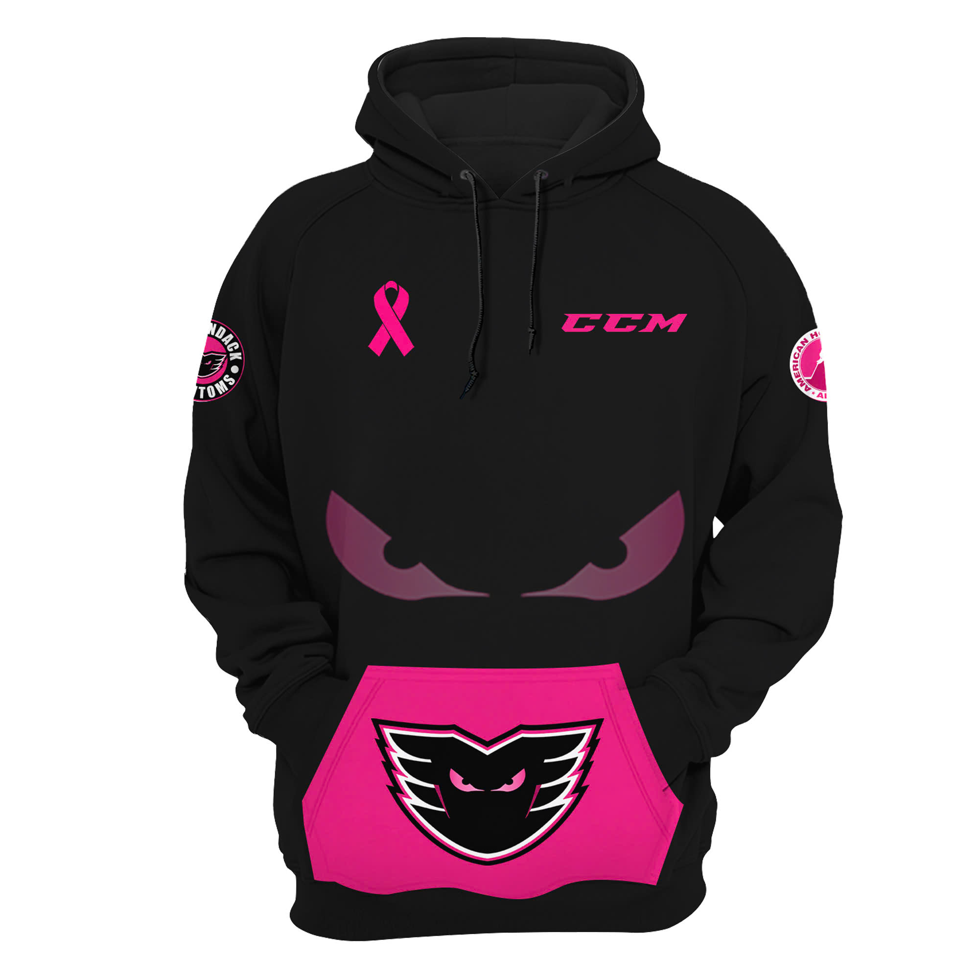 Women Lehigh Valley Phantoms Pink in the Rink Hoodie - Famjoys Women Lehigh Valley Phantoms Pink in the Rink Hoodie - Famjoys