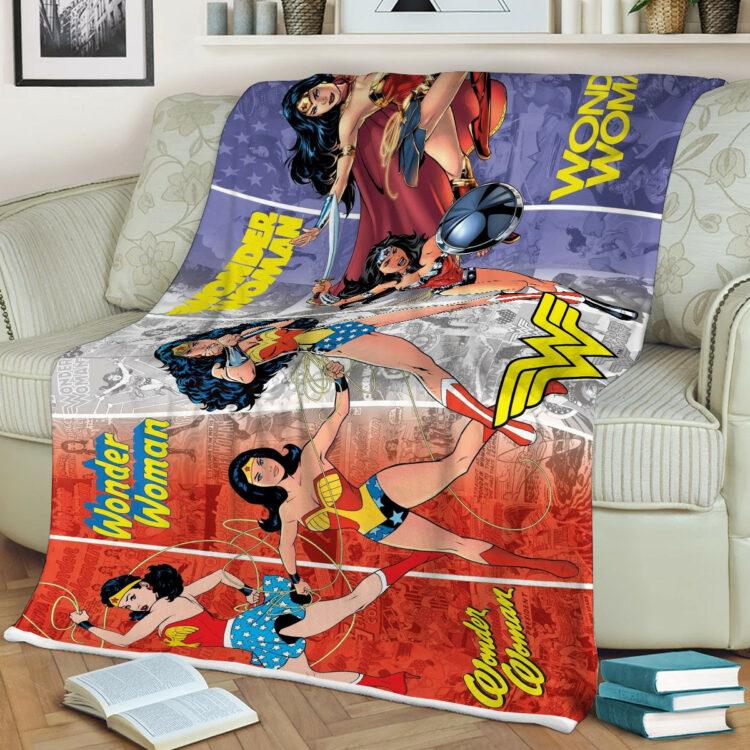 Wonder Woman Fan Gift, Wonder Woman Generations Comfy Sofa Throw Blanket Gift - Famjoys Wonder Woman Fan Gift, Wonder Woman Generations Comfy Sofa Throw Blanket Gift - Famjoys