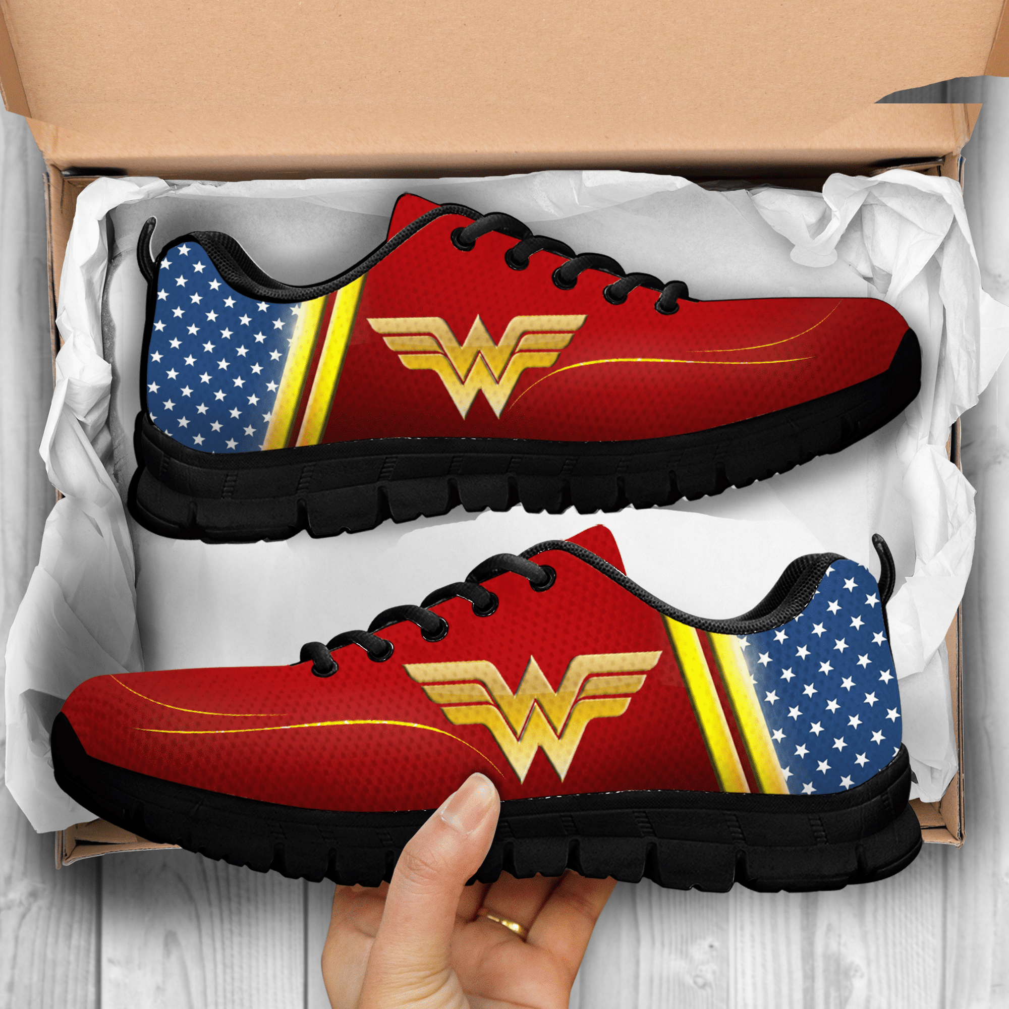 Wonder Woman Sneakers - Famjoys Wonder Woman Sneakers - Famjoys