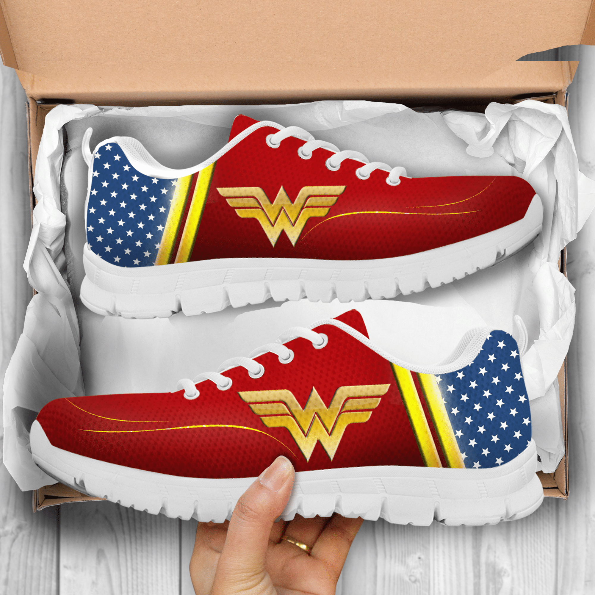 Wonder Woman Sneakers - Famjoys Wonder Woman Sneakers - Famjoys