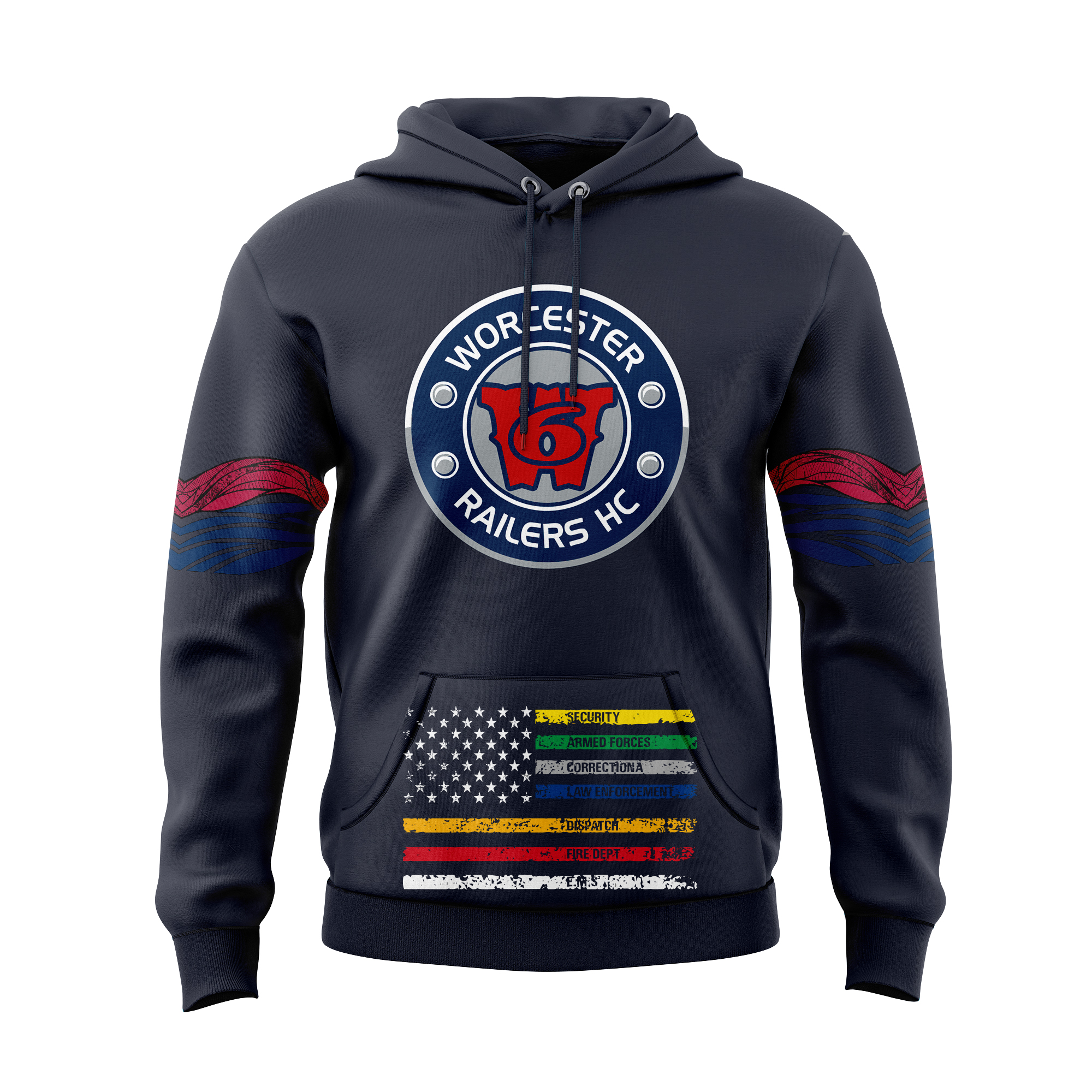 Worcester Railers Firefighters Hoodie Set+NT18122414ID10DS10 - Famjoys Worcester Railers Firefighters Hoodie Set+NT18122414ID10DS10 - Famjoys