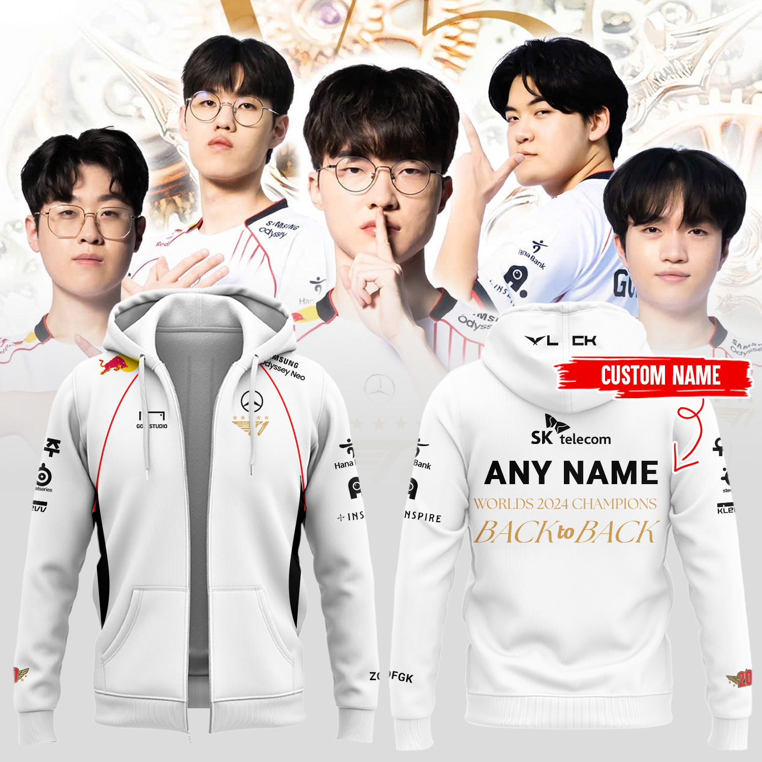World Champions Zip Hoodie - Famjoys World Champions Zip Hoodie - Famjoys