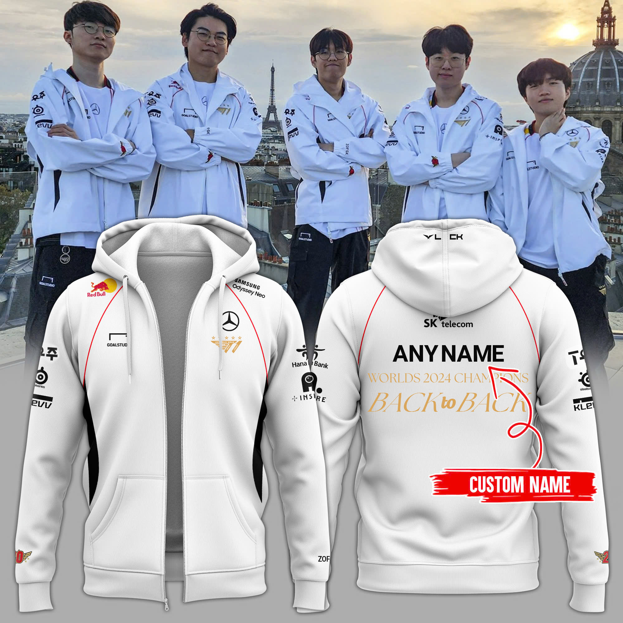 World Champions Zip Hoodie - Famjoys World Champions Zip Hoodie - Famjoys