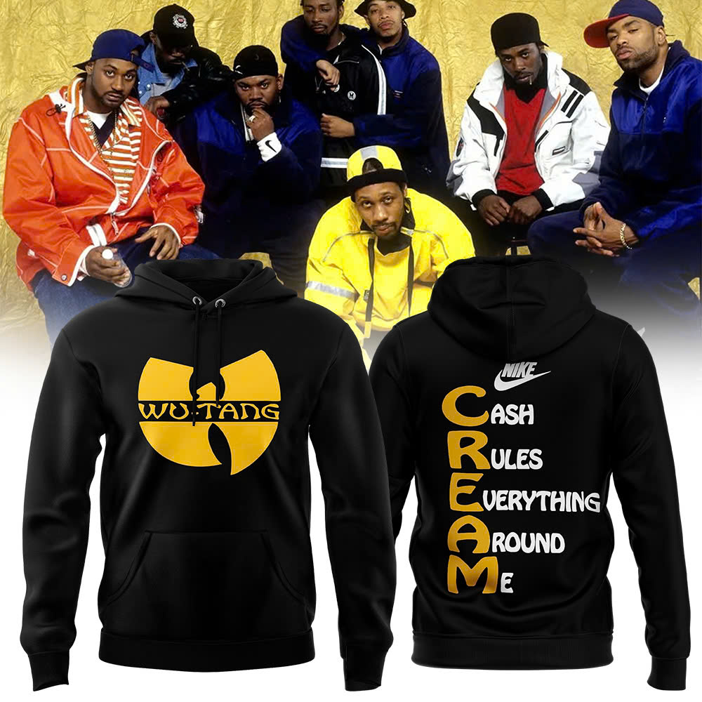 Wu-Tang Clan Cash Rules Everything Around Me Hoodie - Famjoys Wu-Tang Clan Cash Rules Everything Around Me Hoodie - Famjoys
