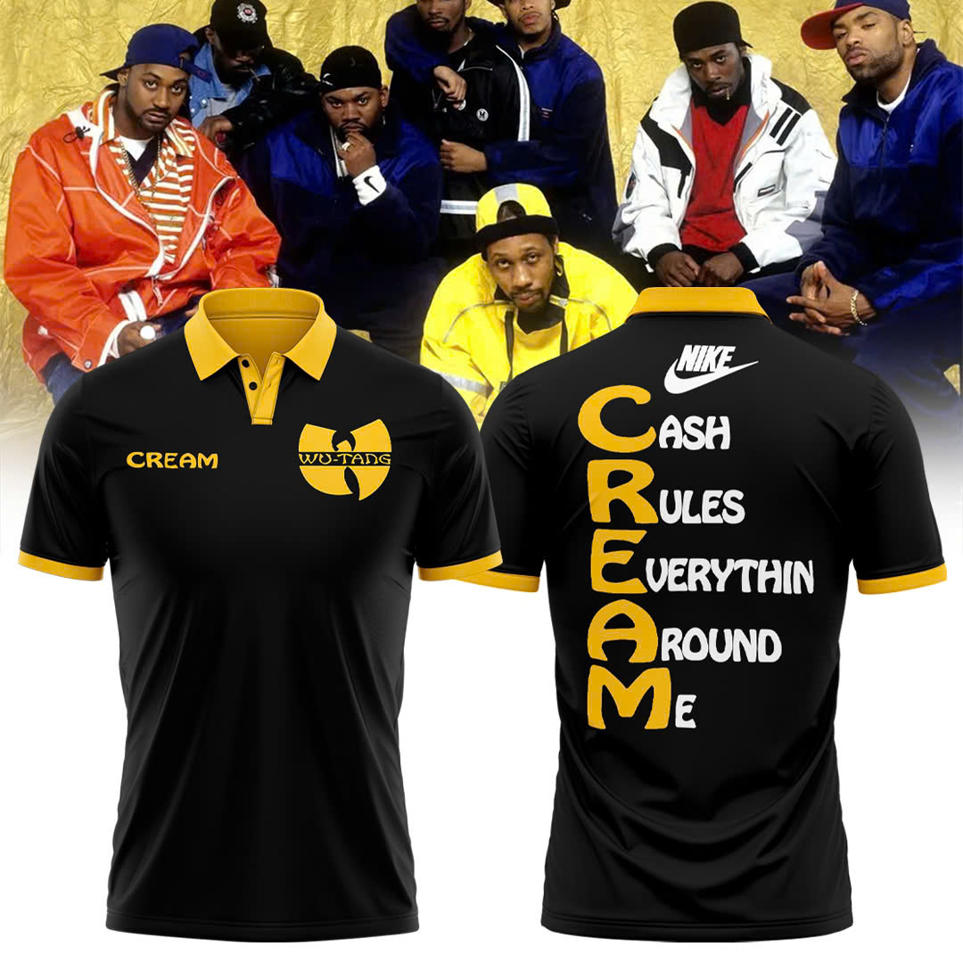 Wu-Tang Clan CREAM Polo - Famjoys Wu-Tang Clan CREAM Polo - Famjoys