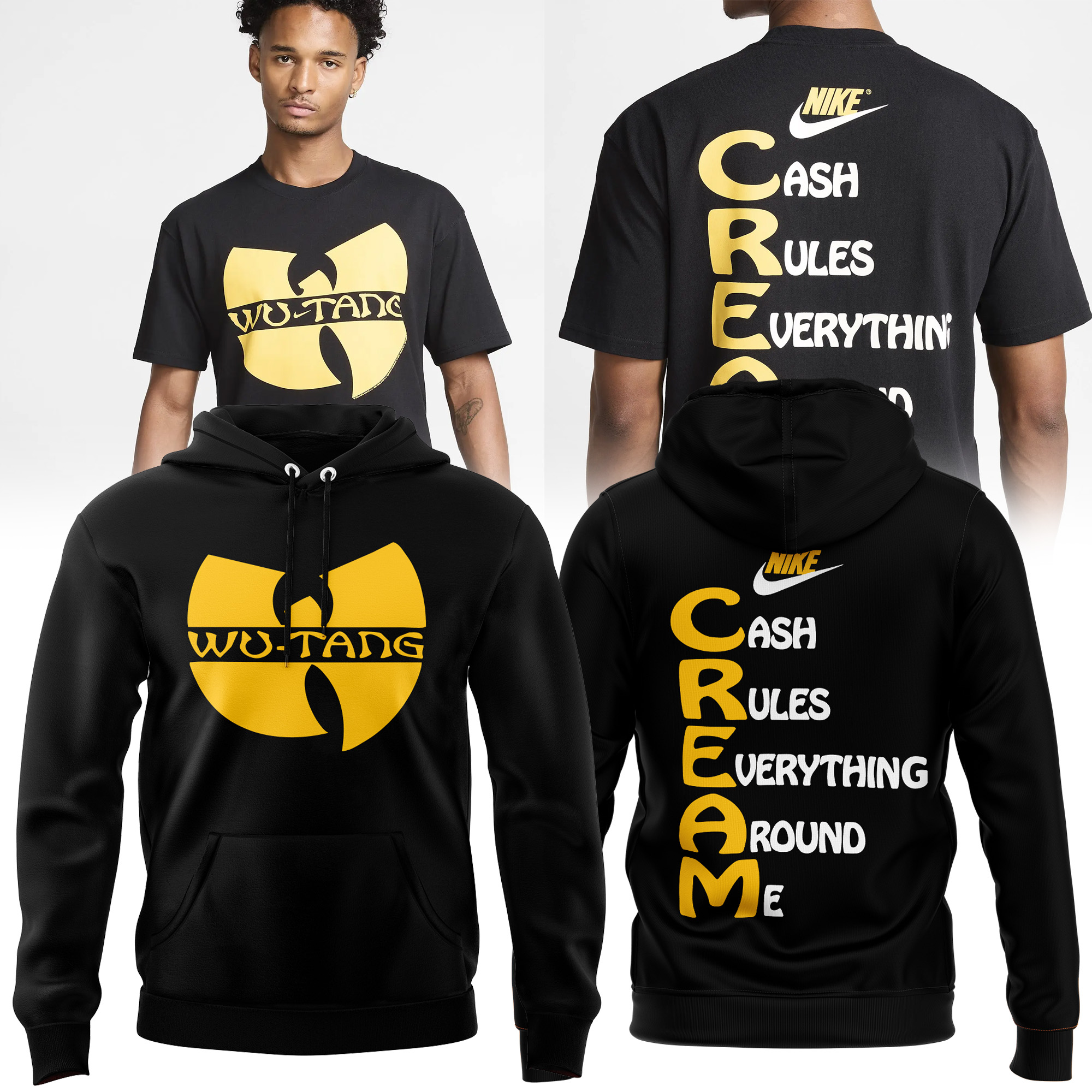 Wu-Tang x CREAM†Hoodie - Famjoys Wu-Tang x CREAM†Hoodie - Famjoys