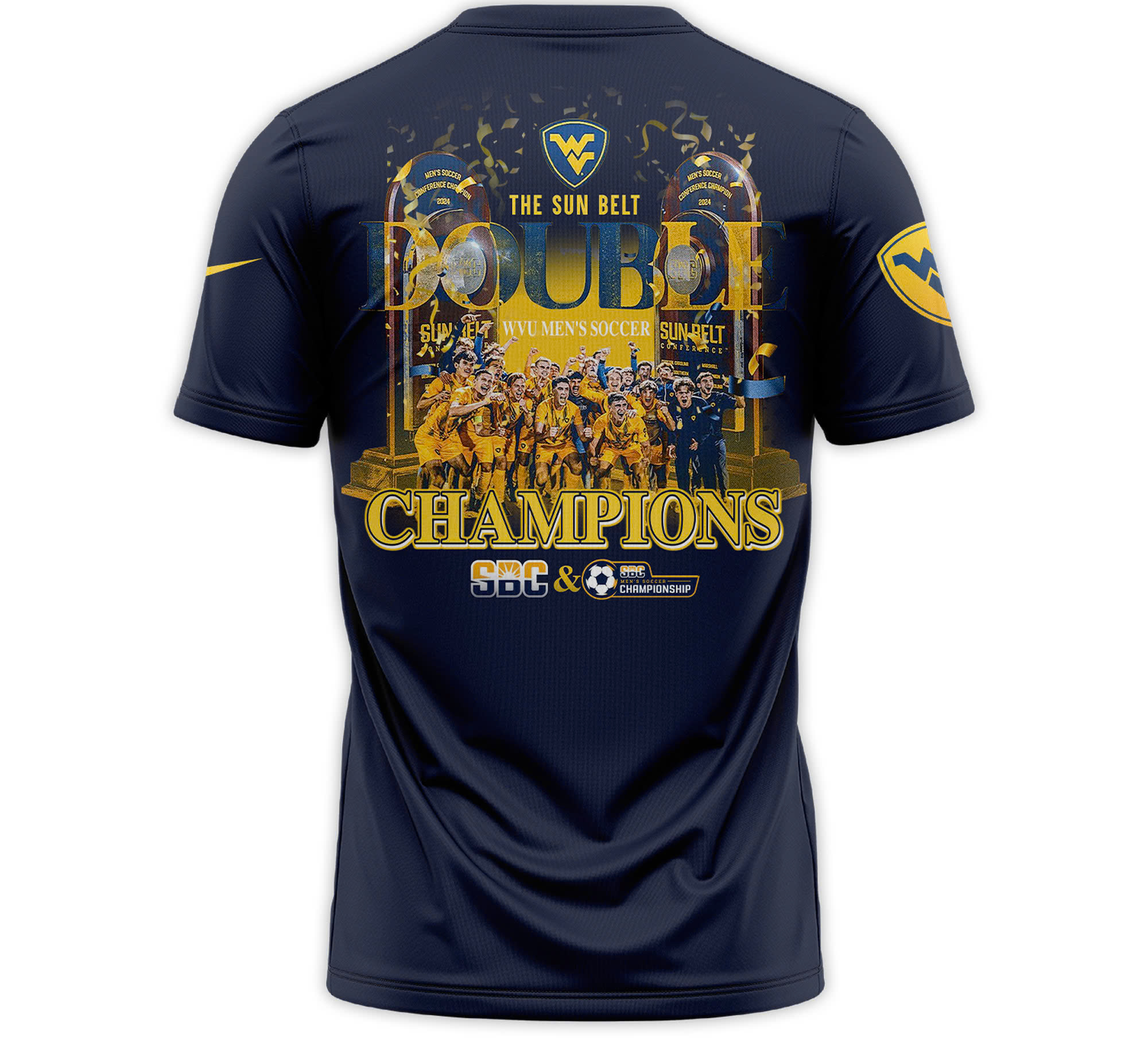 WVU Soccer SUN BELT CHAMPIONS Shirt - Famjoys WVU Soccer SUN BELT CHAMPIONS Shirt - Famjoys