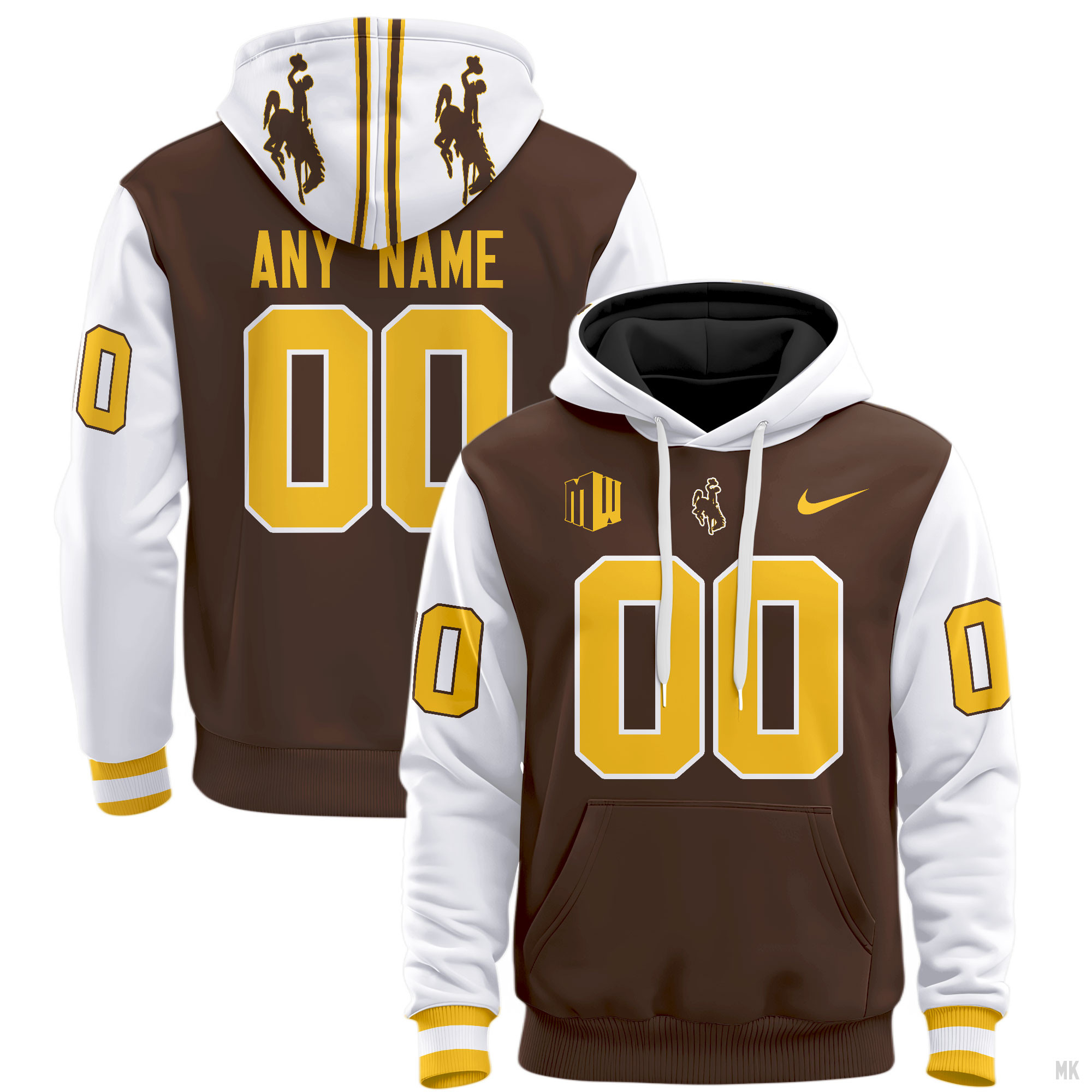 Wyoming Cowboys Football Hoodie - Famjoys Wyoming Cowboys Football Hoodie - Famjoys