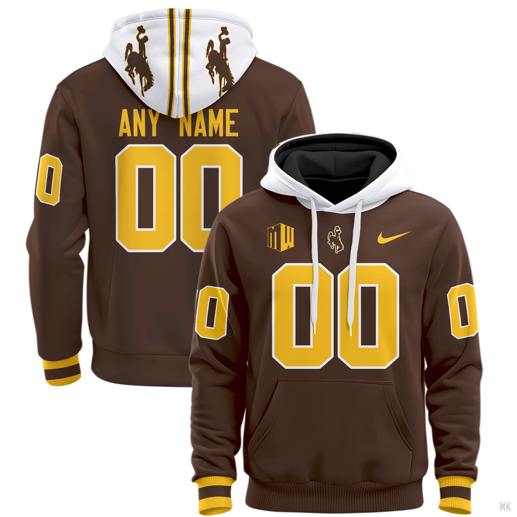 Wyoming Cowboys Football Hoodie - Famjoys Wyoming Cowboys Football Hoodie - Famjoys